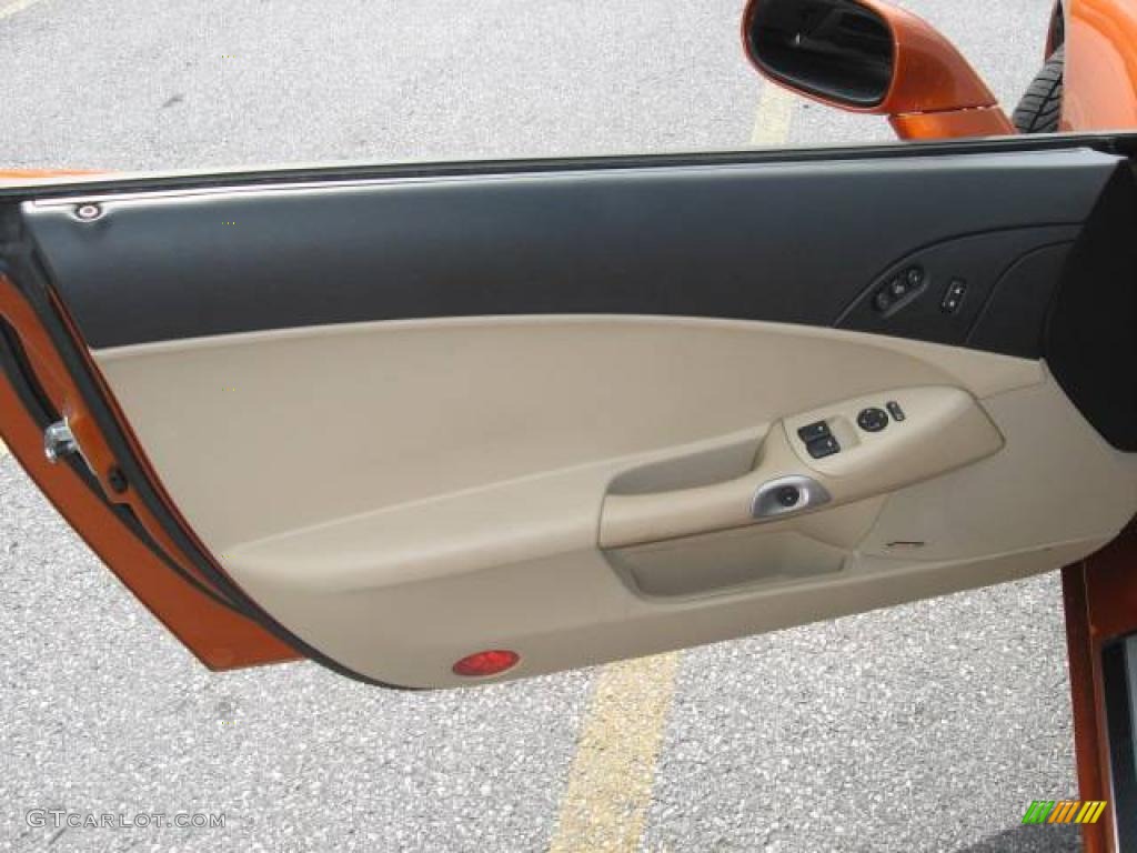 2008 Corvette Coupe - Atomic Orange Metallic / Cashmere photo #39