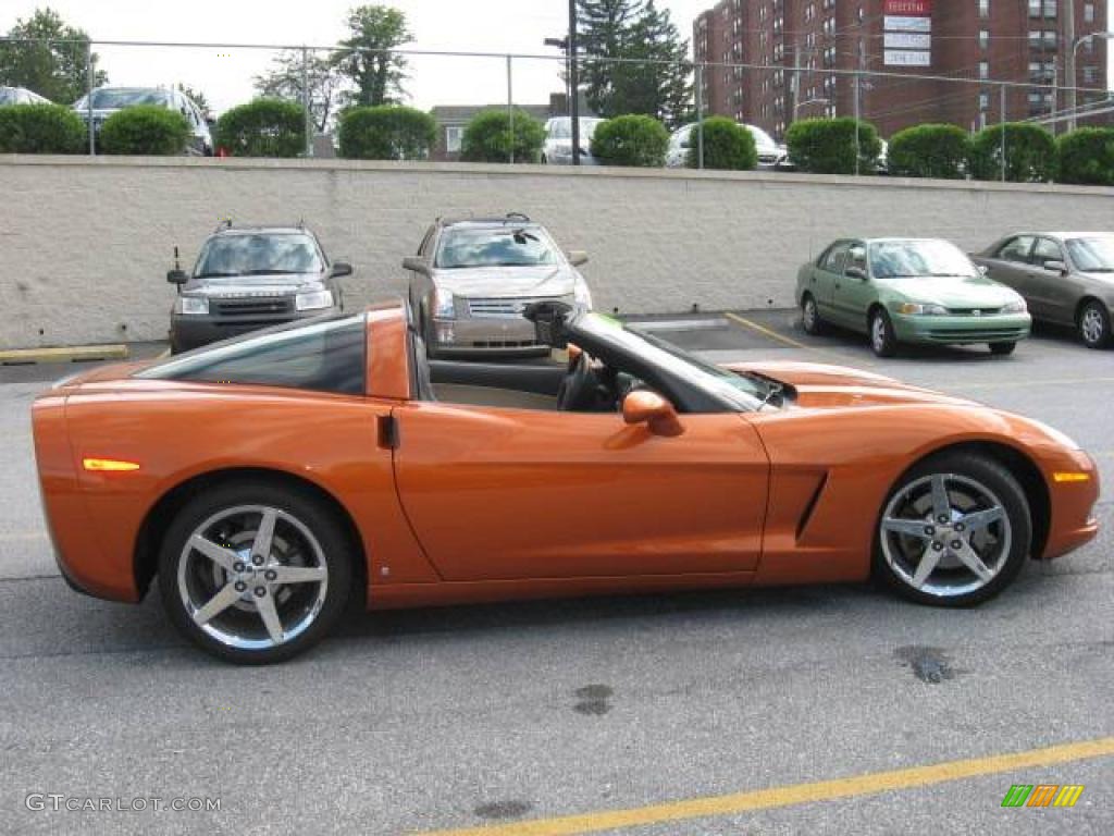 2008 Corvette Coupe - Atomic Orange Metallic / Cashmere photo #46