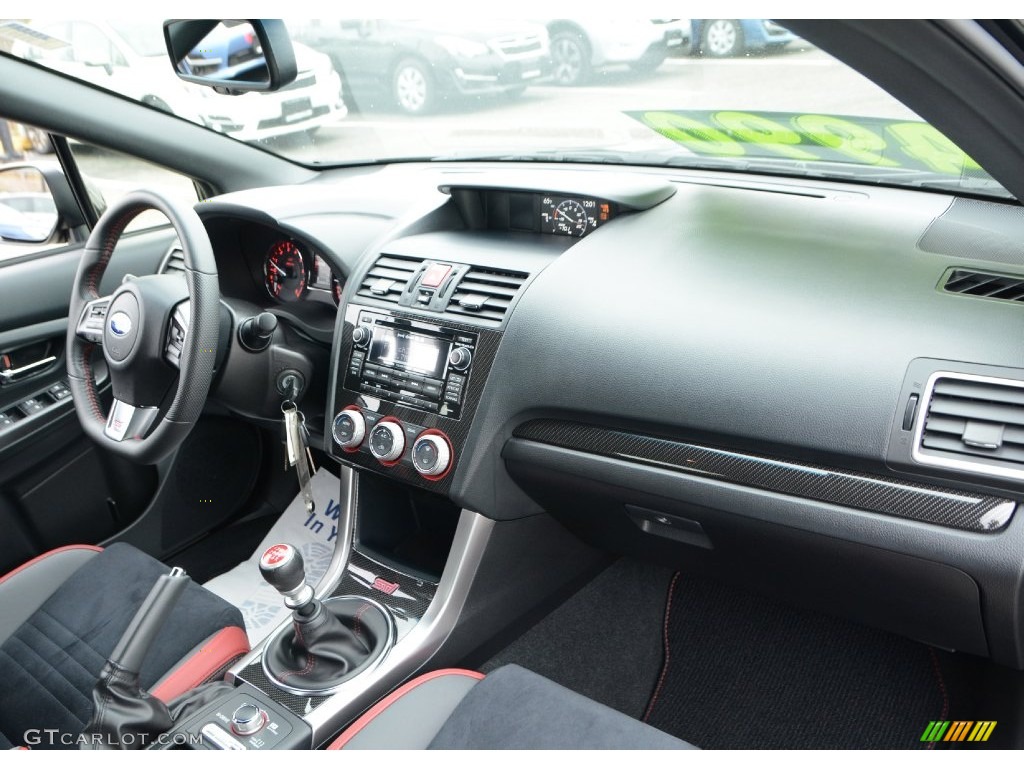 2015 Subaru WRX STI Carbon Black Dashboard Photo #108530582