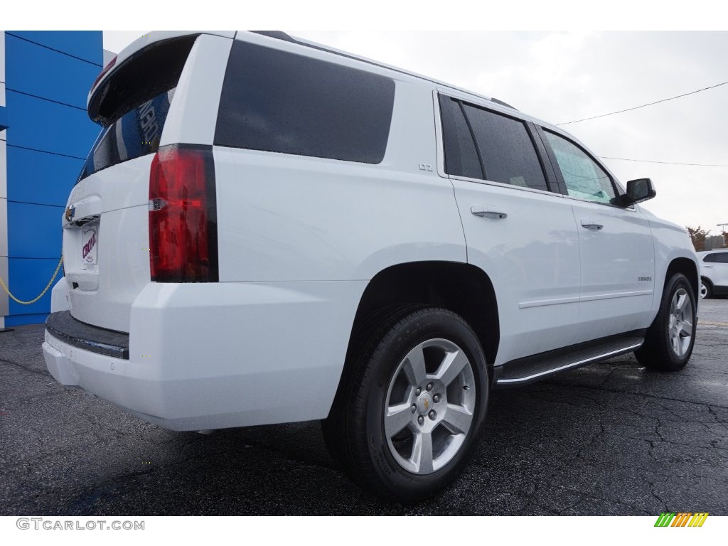 2016 Tahoe LTZ - Summit White / Cocoa/Dune photo #7