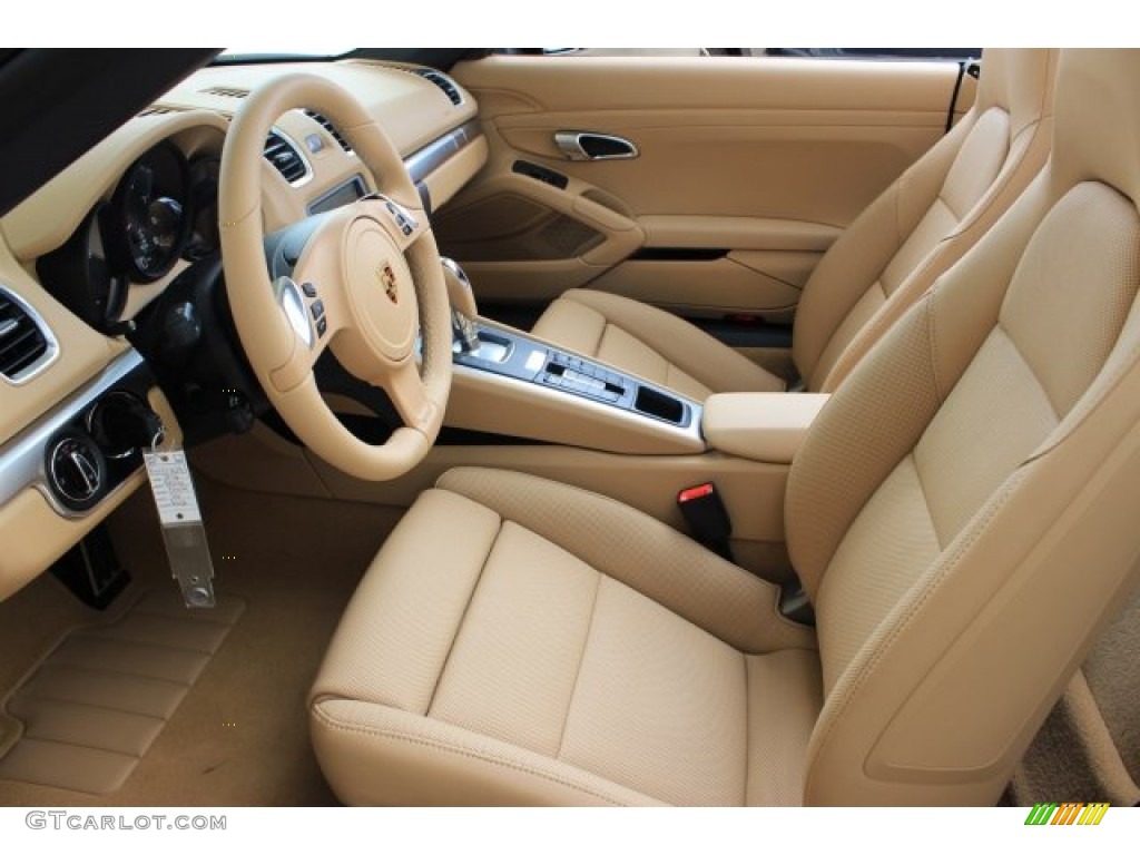 Luxor Beige Interior 2016 Porsche Boxster Standard Boxster Model Photo #108534380