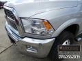 2012 Bright Silver Metallic Dodge Ram 3500 HD Laramie Longhorn Crew Cab 4x4 Dually  photo #2