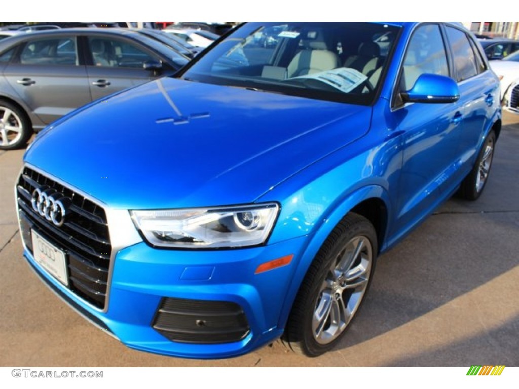 Hainan Blue Metallic 2016 Audi Q3 2.0 TSFI Premium Plus Exterior Photo #108534671