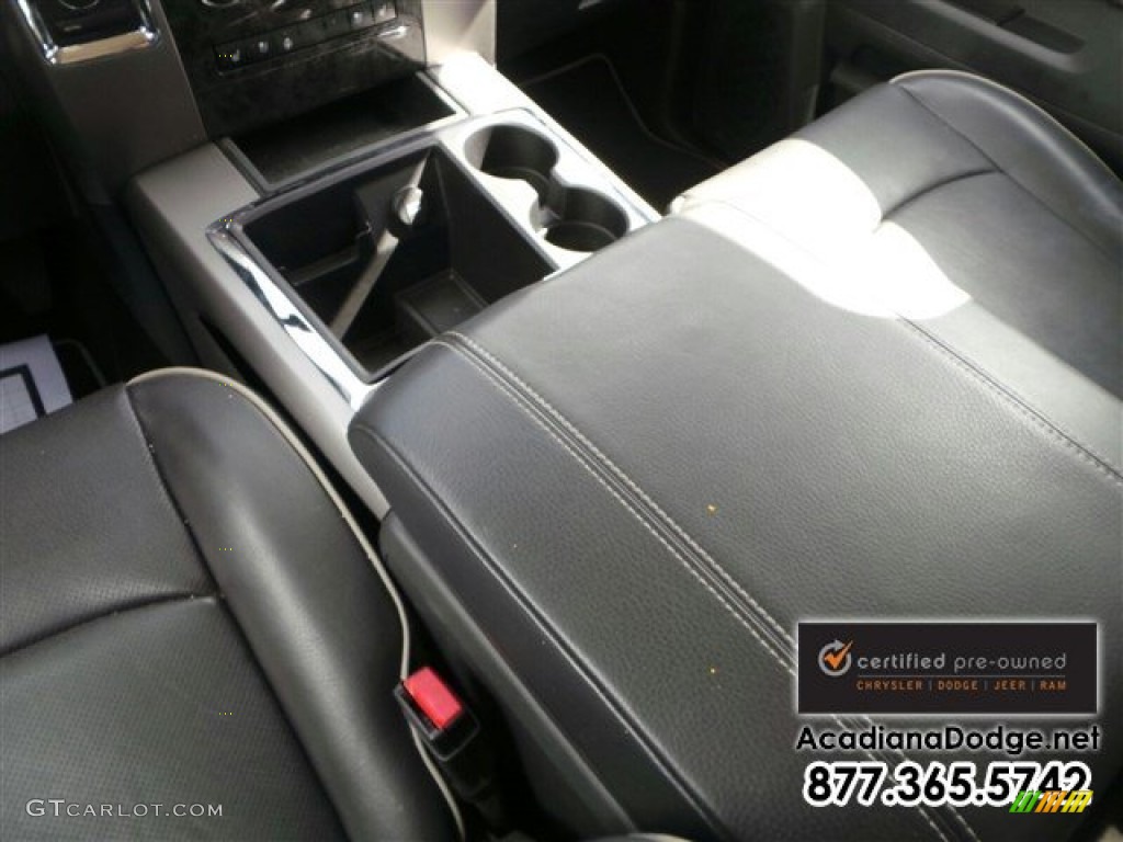 2012 Ram 3500 HD Laramie Longhorn Crew Cab 4x4 Dually - Bright Silver Metallic / Dark Slate/Russet photo #22