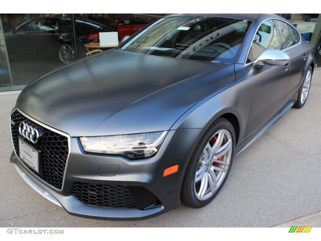 Daytona Gray Matte 2016 Audi RS 7 4.0 TFSI quattro Exterior Photo #108535232