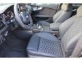 2016 Audi RS 7 Black Valcona w/Honeycomb Stitching Interior Front Seat Photo