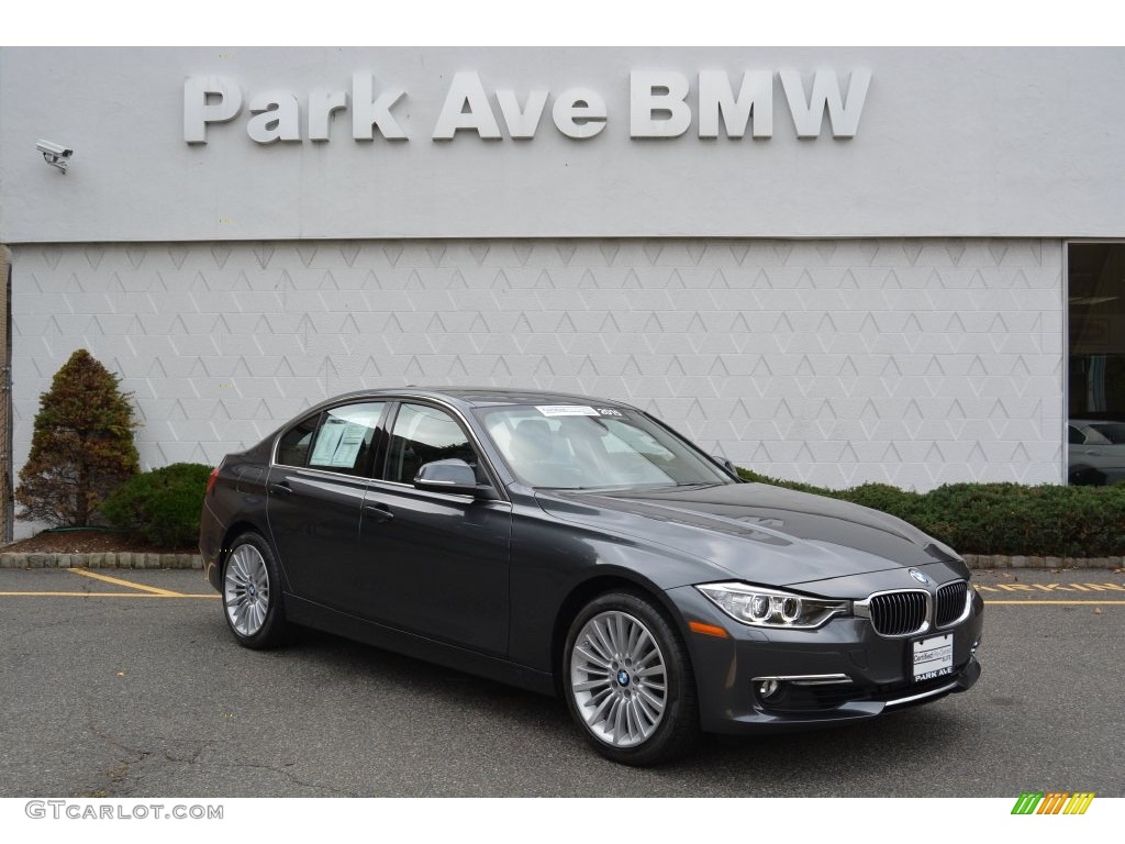 2015 3 Series 328i xDrive Sedan - Mineral Grey Metallic / Black photo #1