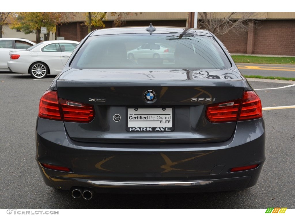 2015 3 Series 328i xDrive Sedan - Mineral Grey Metallic / Black photo #4