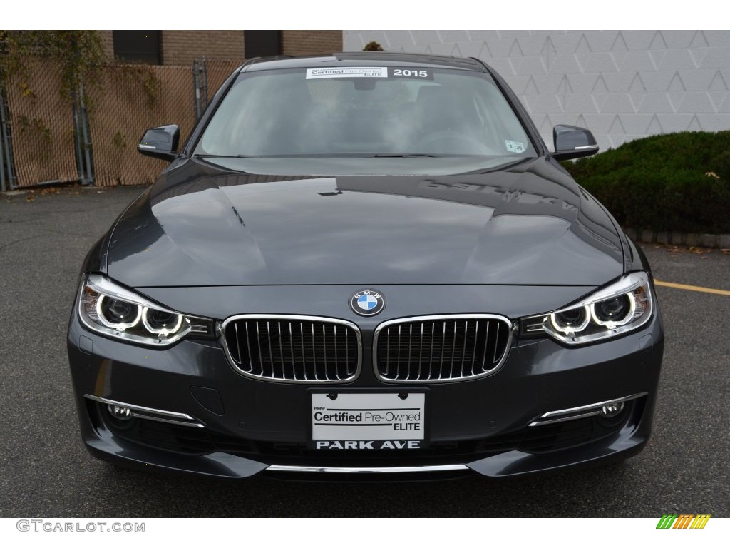 2015 3 Series 328i xDrive Sedan - Mineral Grey Metallic / Black photo #7