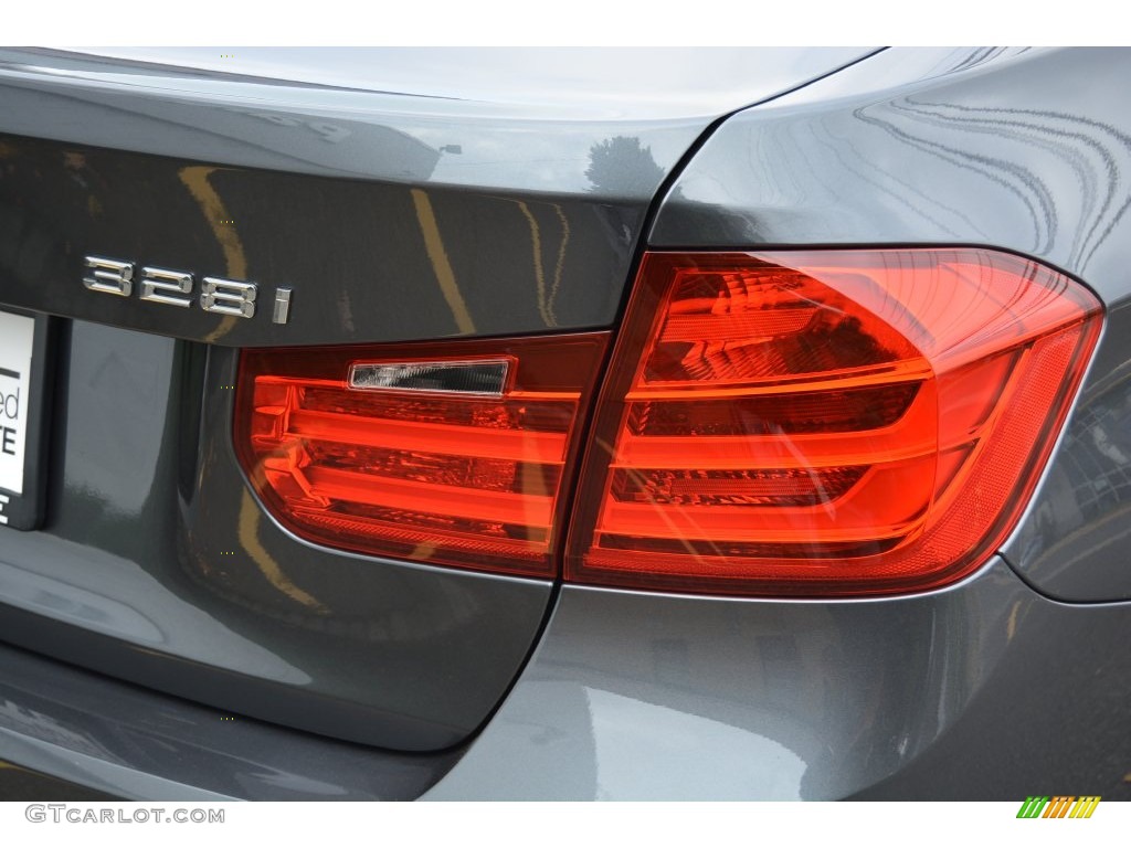 2015 3 Series 328i xDrive Sedan - Mineral Grey Metallic / Black photo #23