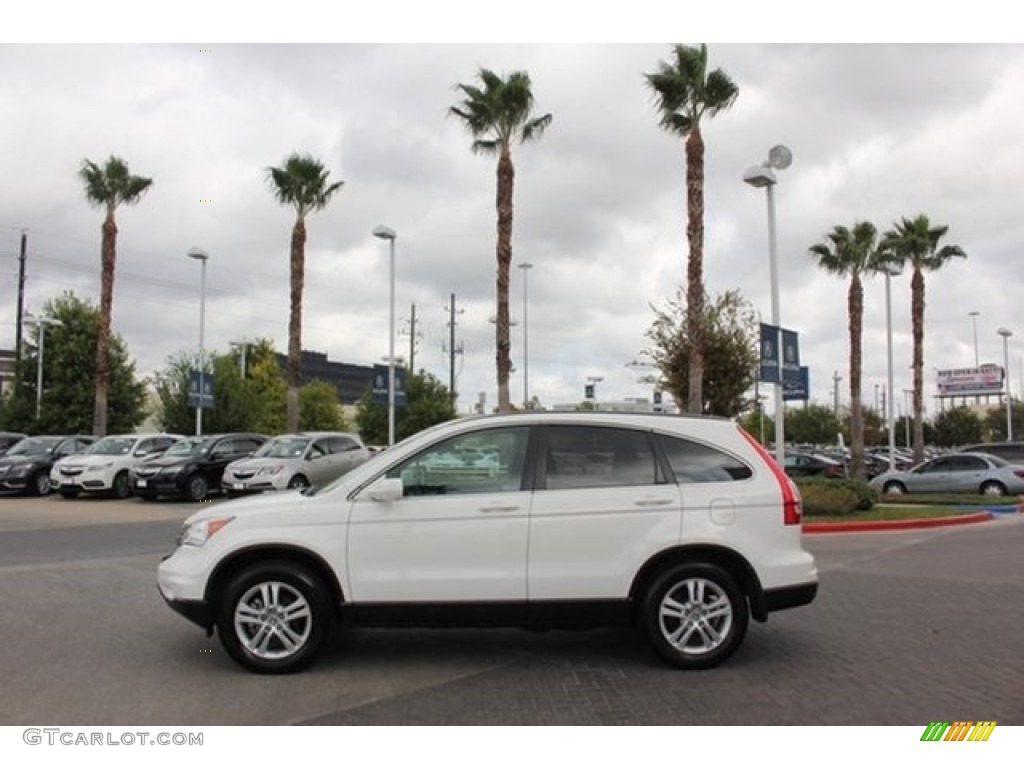 2011 CR-V EX-L 4WD - Taffeta White / Gray photo #4