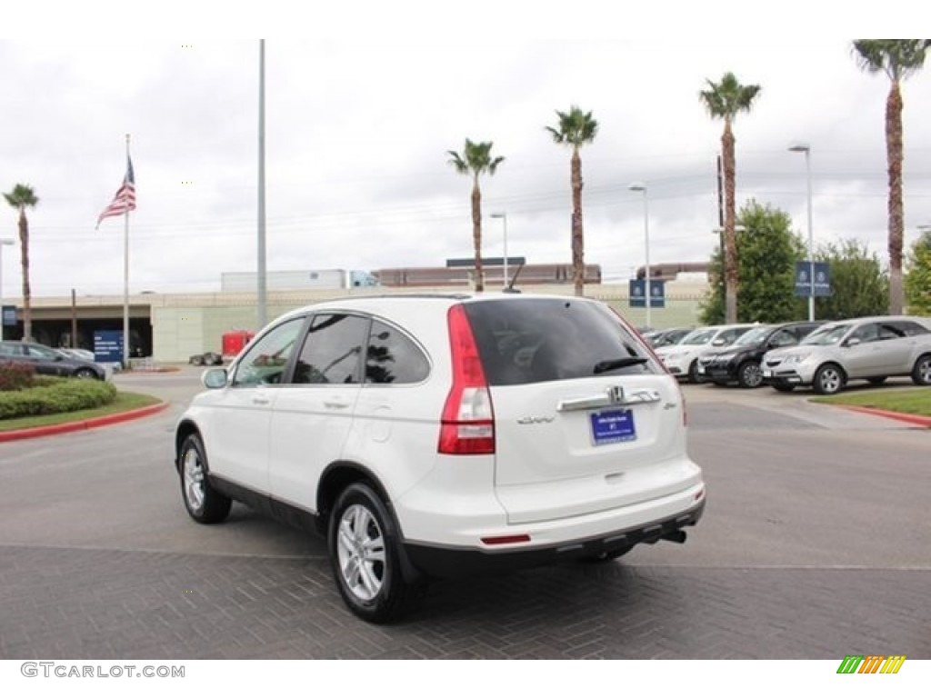 2011 CR-V EX-L 4WD - Taffeta White / Gray photo #5