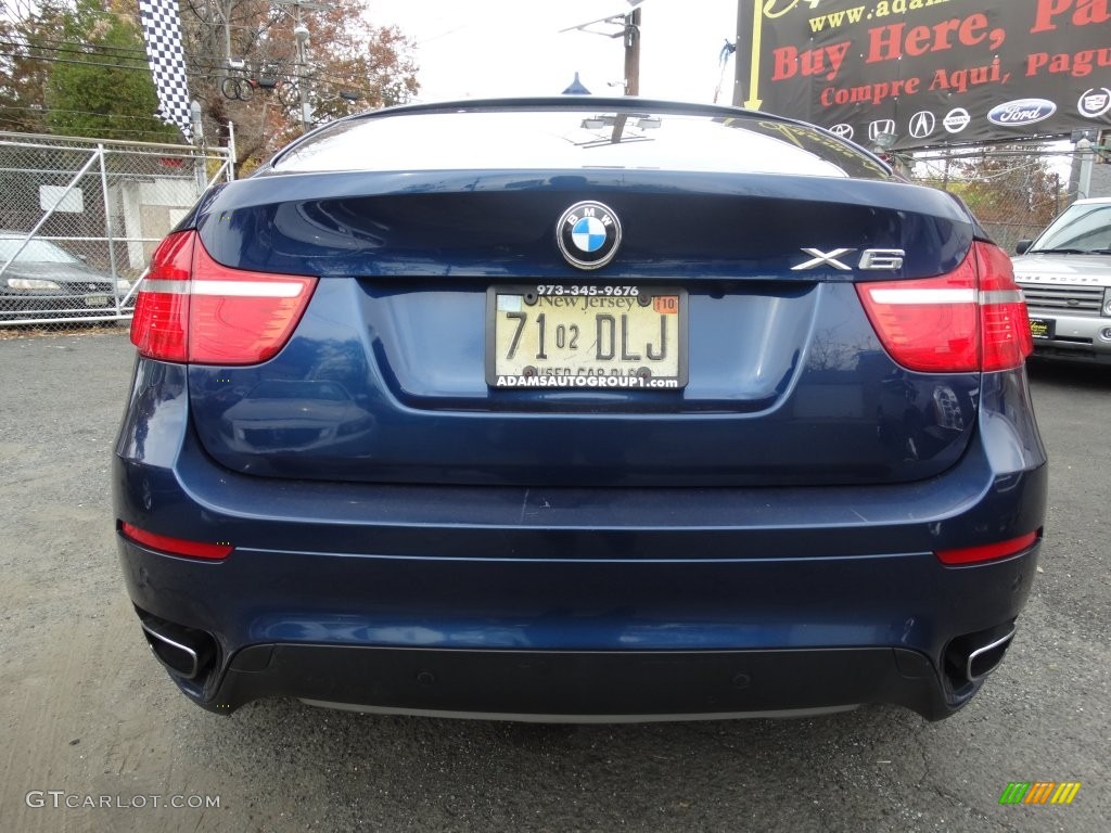 2009 X6 xDrive50i - Deep Sea Blue Metallic / Oyster Nevada Leather photo #4
