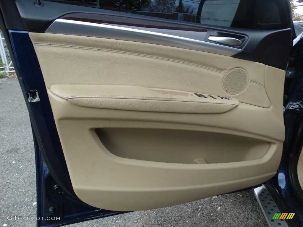 2009 X6 xDrive50i - Deep Sea Blue Metallic / Oyster Nevada Leather photo #7