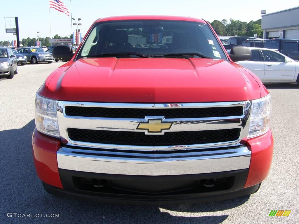 2008 Silverado 1500 LT Crew Cab - Victory Red / Ebony photo #8