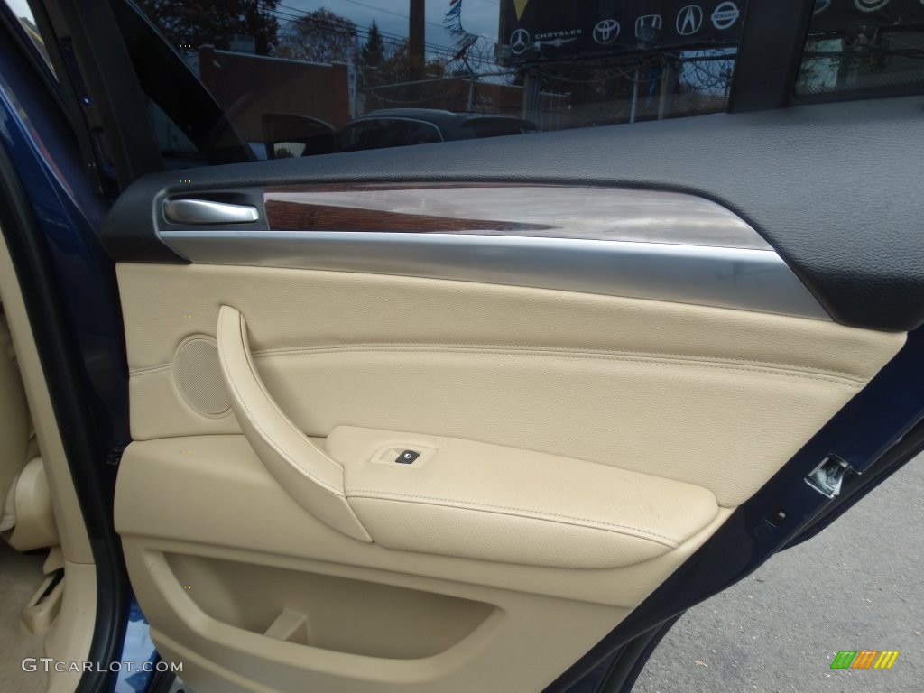 2009 X6 xDrive50i - Deep Sea Blue Metallic / Oyster Nevada Leather photo #20