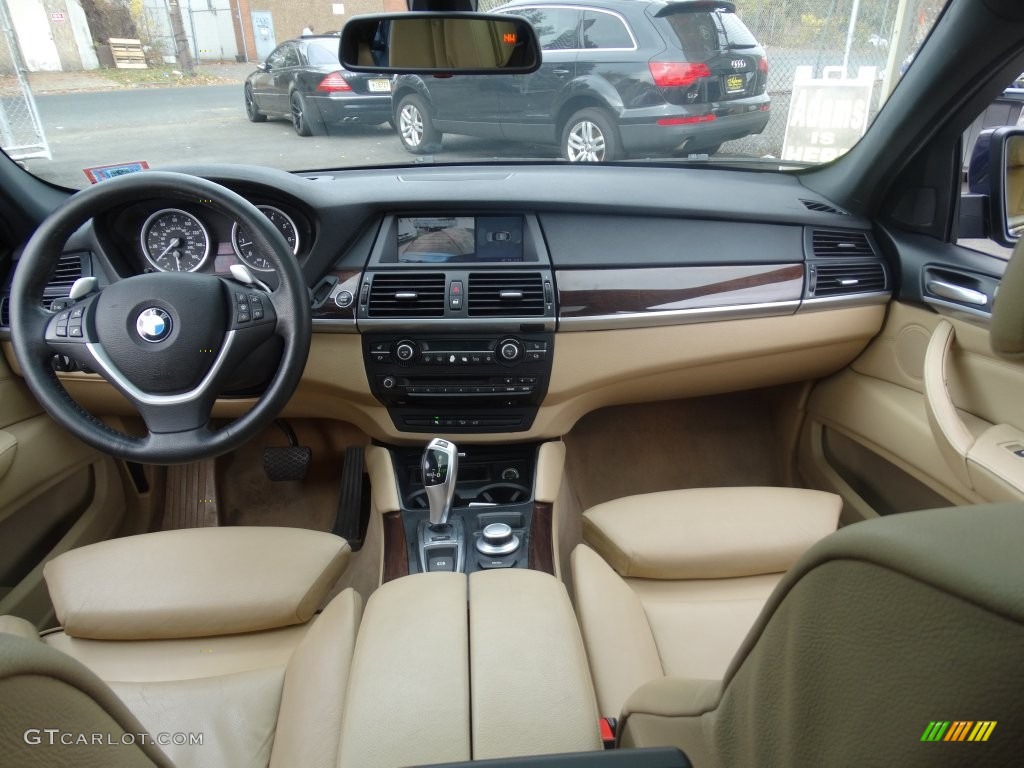 2009 X6 xDrive50i - Deep Sea Blue Metallic / Oyster Nevada Leather photo #24