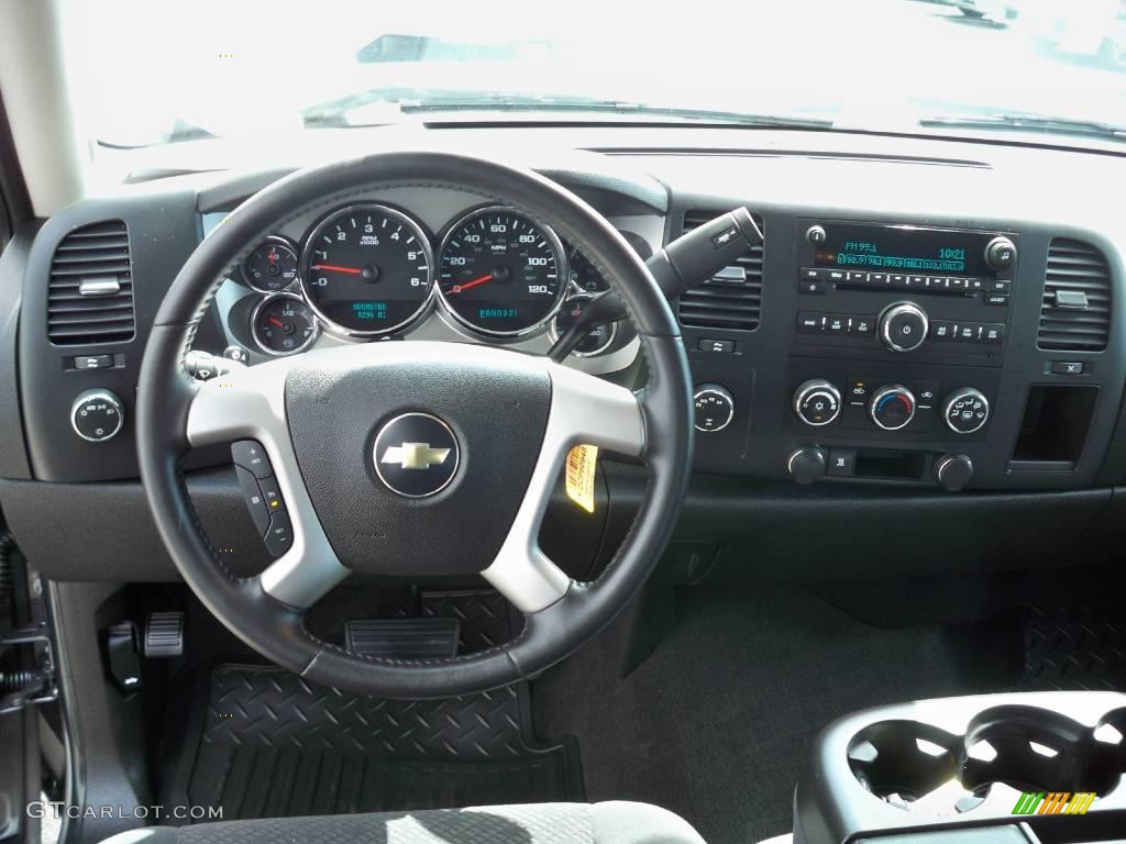 2008 Silverado 1500 LT Crew Cab 4x4 - Graystone Metallic / Light Titanium/Ebony Accents photo #6