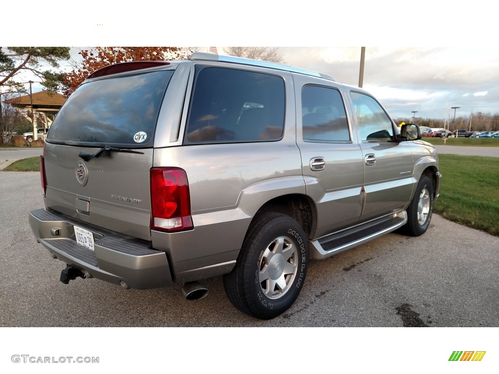 2002 Escalade AWD - Silver Sand / Shale photo #2