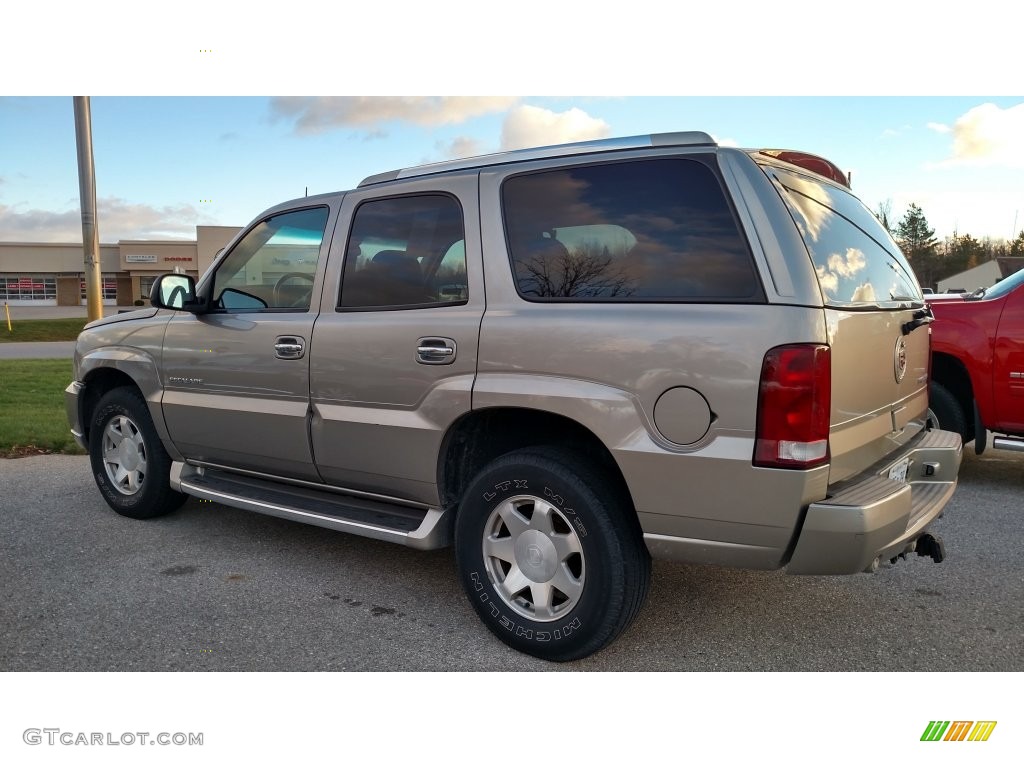 2002 Escalade AWD - Silver Sand / Shale photo #3