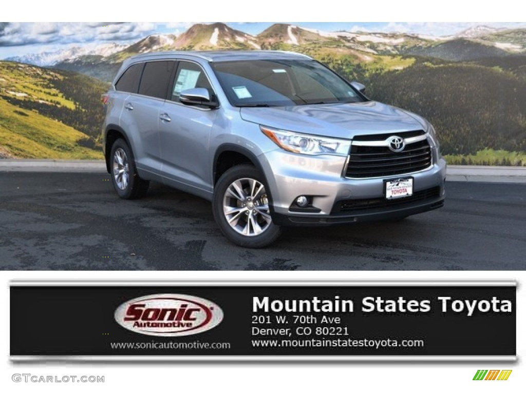 2015 Highlander XLE AWD - Silver Sky Metallic / Black photo #1