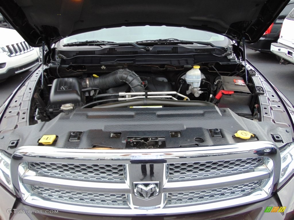 2011 Ram 1500 Laramie Quad Cab 4x4 - Rugged Brown Pearl / Light Pebble Beige/Bark Brown photo #11