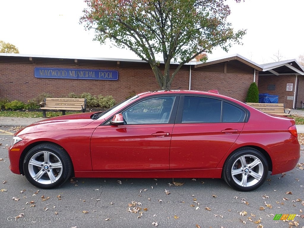 2013 3 Series 328i xDrive Sedan - Melbourne Red Metallic / Black photo #2