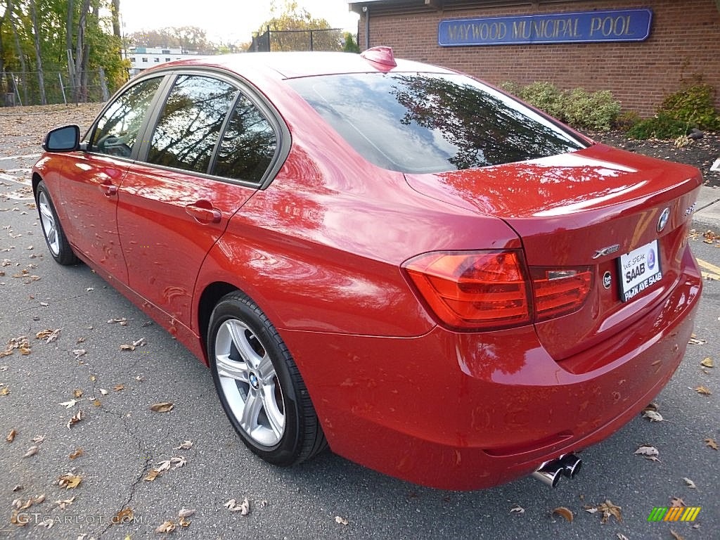 2013 3 Series 328i xDrive Sedan - Melbourne Red Metallic / Black photo #3