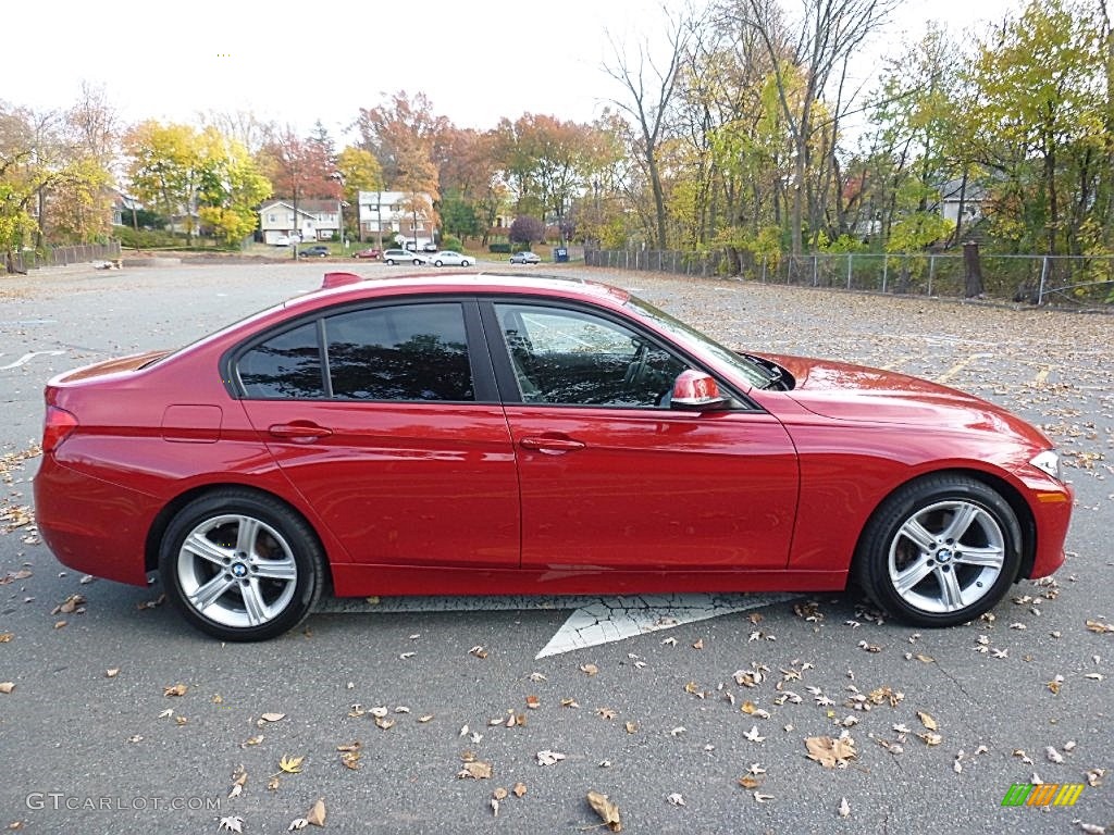 2013 3 Series 328i xDrive Sedan - Melbourne Red Metallic / Black photo #6