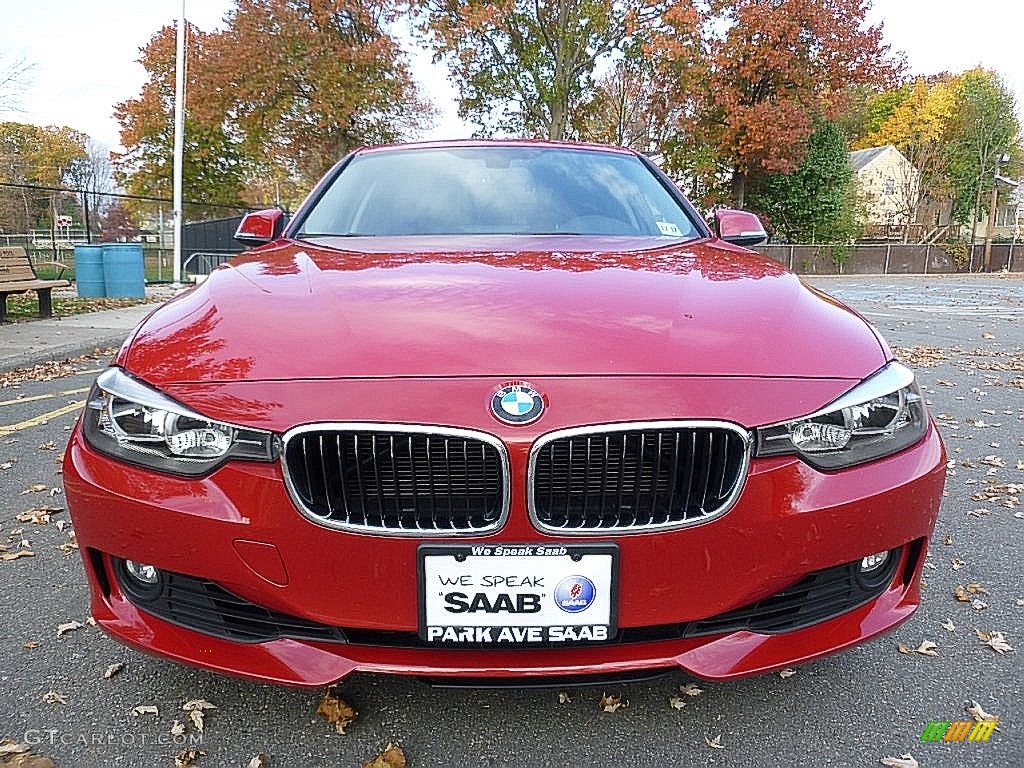 2013 3 Series 328i xDrive Sedan - Melbourne Red Metallic / Black photo #8