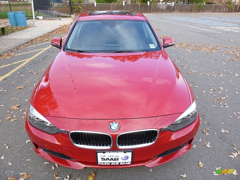 2013 3 Series 328i xDrive Sedan - Melbourne Red Metallic / Black photo #9