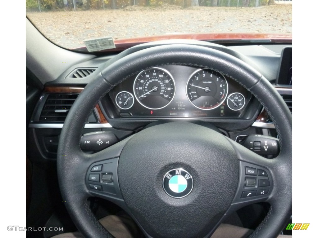 2013 3 Series 328i xDrive Sedan - Melbourne Red Metallic / Black photo #25