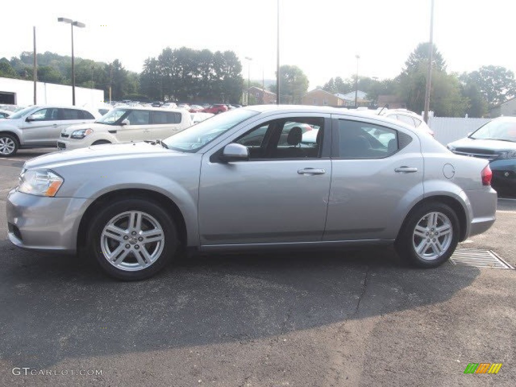2013 Avenger SXT - Billet Silver Metallic / Black/Light Frost Beige photo #2