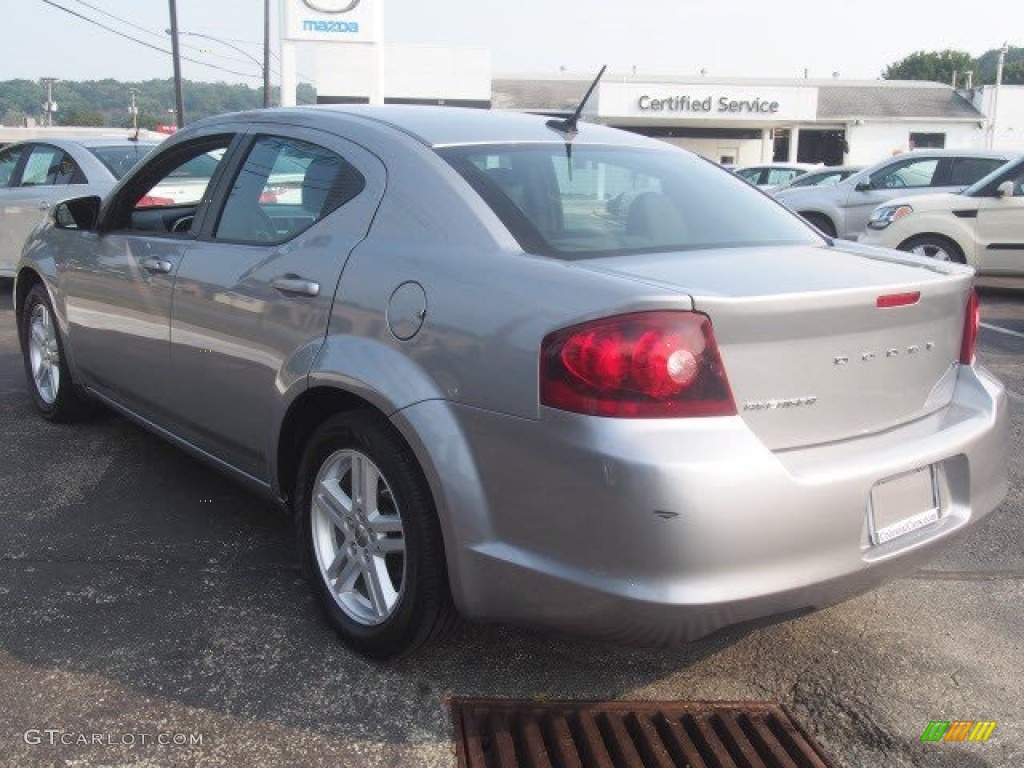 2013 Avenger SXT - Billet Silver Metallic / Black/Light Frost Beige photo #3