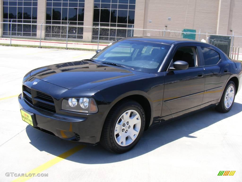 2006 Charger SE - Brilliant Black Crystal Pearl / Dark Slate Gray/Light Slate Gray photo #7