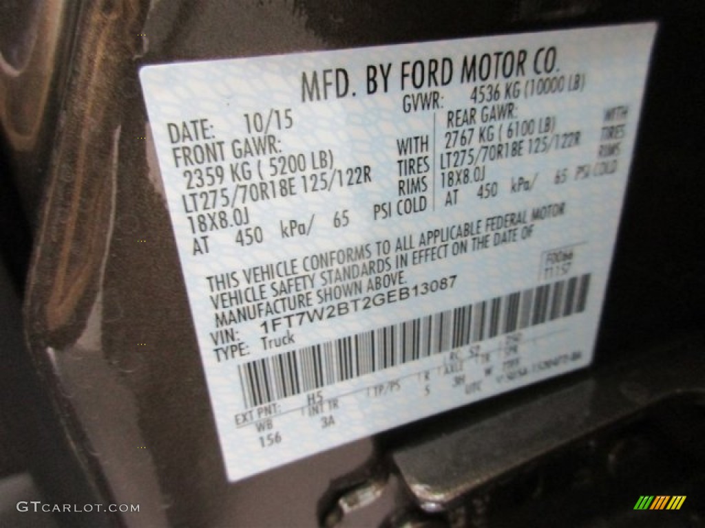 2016 F250 Super Duty XLT Crew Cab 4x4 - Caribou Metallic / Adobe photo #18