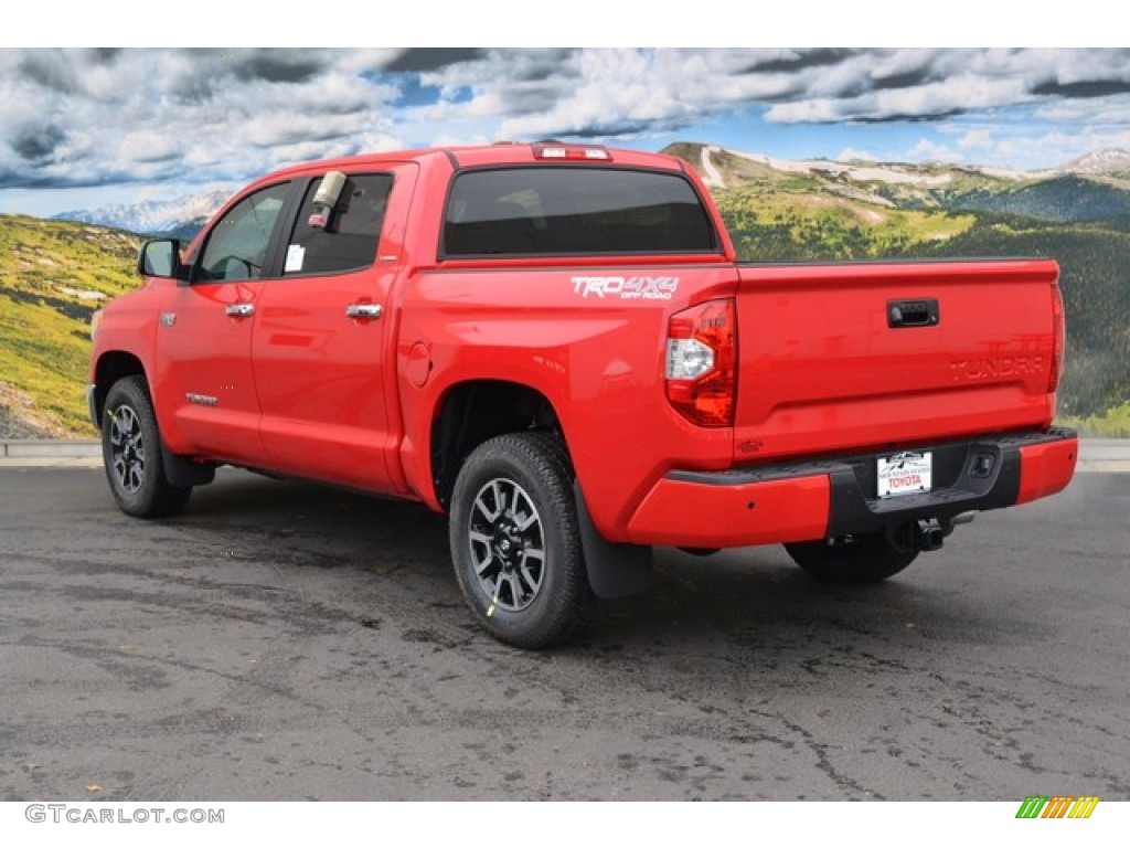 2016 Tundra Limited CrewMax 4x4 - Radiant Red / Black photo #3