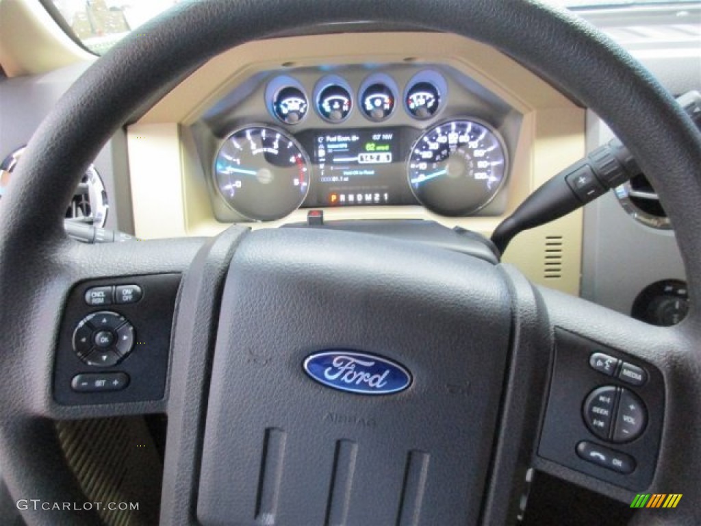 2016 F250 Super Duty XLT Crew Cab 4x4 - Caribou Metallic / Adobe photo #22