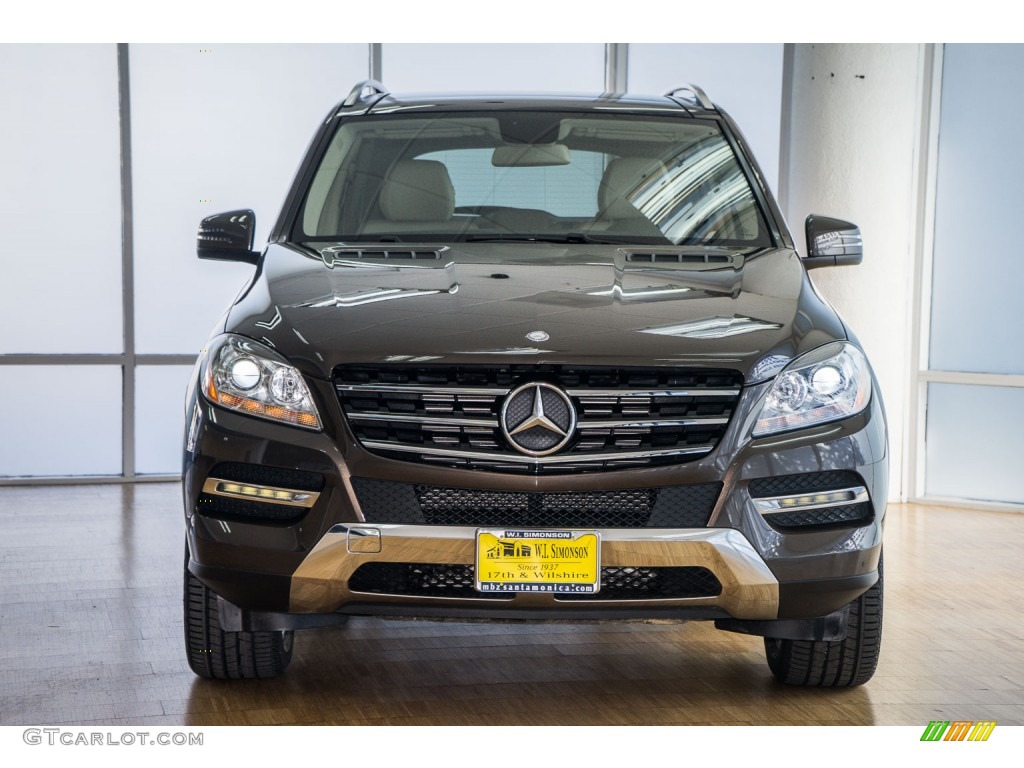 2013 ML 350 4Matic - Dakota Brown Metallic / Almond Beige photo #2