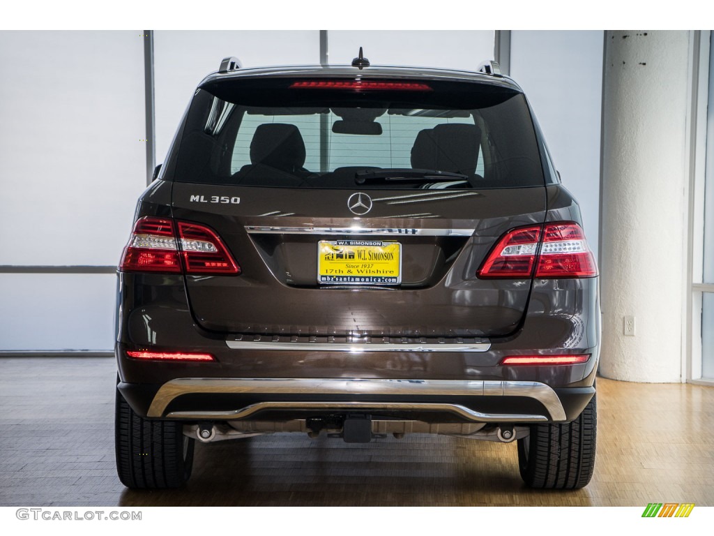 2013 ML 350 4Matic - Dakota Brown Metallic / Almond Beige photo #3