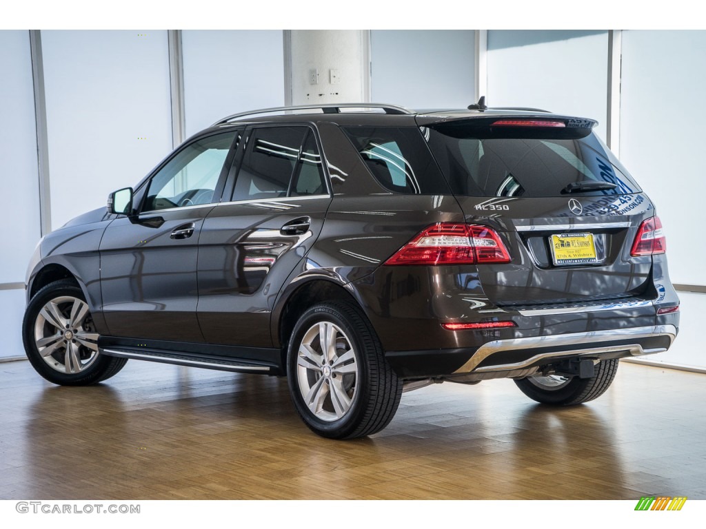 2013 ML 350 4Matic - Dakota Brown Metallic / Almond Beige photo #10
