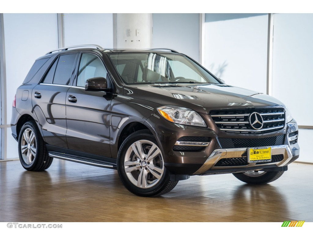 2013 ML 350 4Matic - Dakota Brown Metallic / Almond Beige photo #12