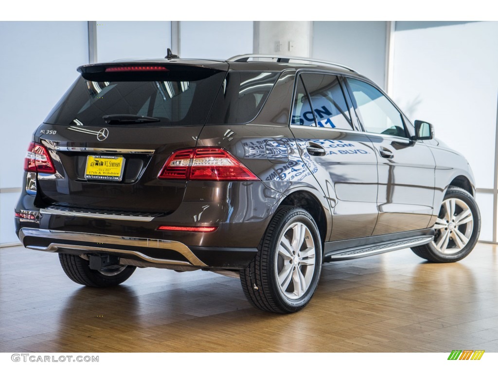 2013 ML 350 4Matic - Dakota Brown Metallic / Almond Beige photo #15