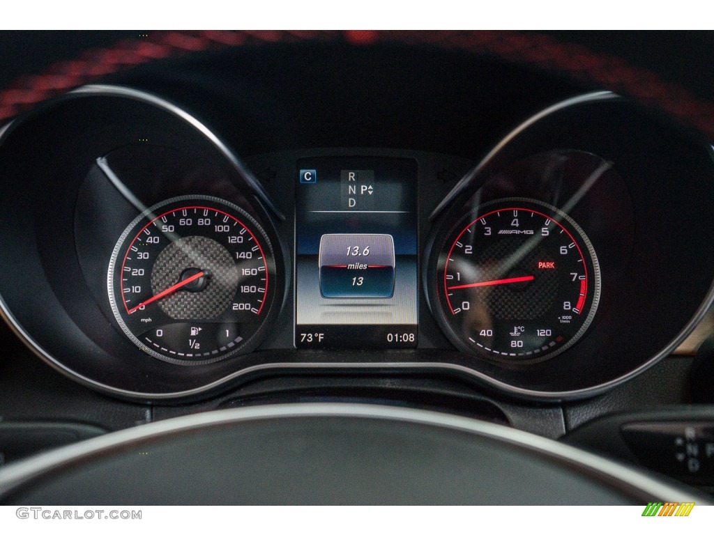 2016 Mercedes-Benz C 63 S AMG Sedan Gauges Photo #108543392