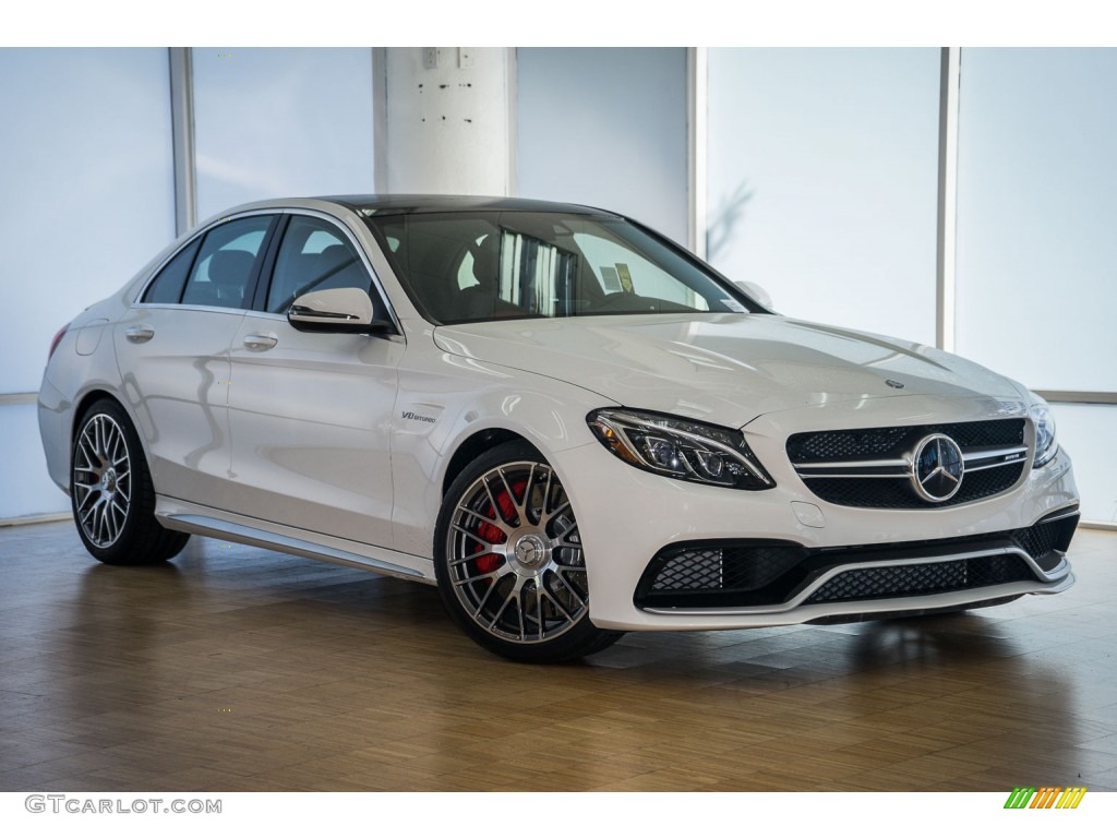 Polar White 2016 Mercedes-Benz C 63 S AMG Sedan Exterior Photo #108543428