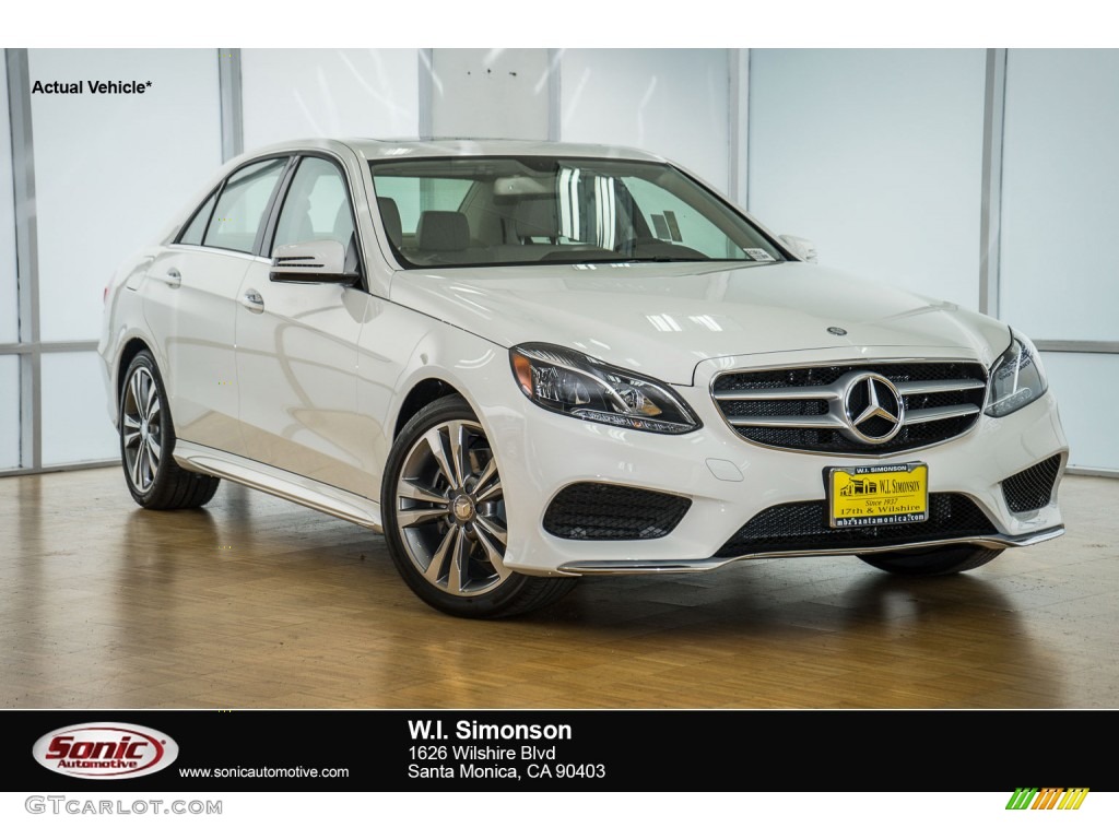 2016 E 350 Sedan - Polar White / Silk Beige/Espresso Brown photo #1