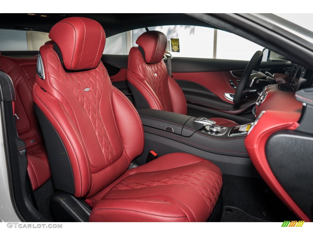 designo Bengal Red/Black Interior 2016 Mercedes-Benz S 550 4Matic Coupe Photo #108544754