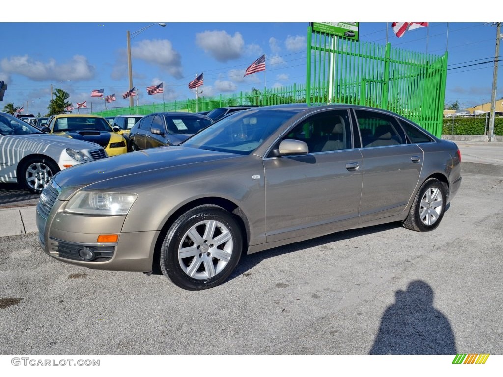 2005 A6 3.2 quattro Sedan - Dakar Beige Metallic / Beige photo #4