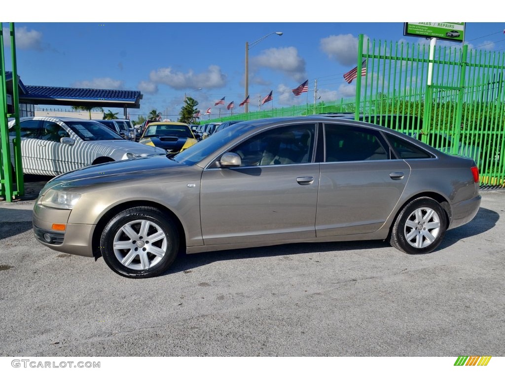 2005 A6 3.2 quattro Sedan - Dakar Beige Metallic / Beige photo #5