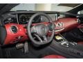 designo Bengal Red/Black Prime Interior Photo for 2016 Mercedes-Benz S #108544778